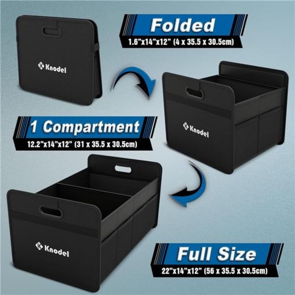 Car Trunk Organizer, Foldable Organizer for Car, Automotive Consoles & Organizer - Picture 4 of 7